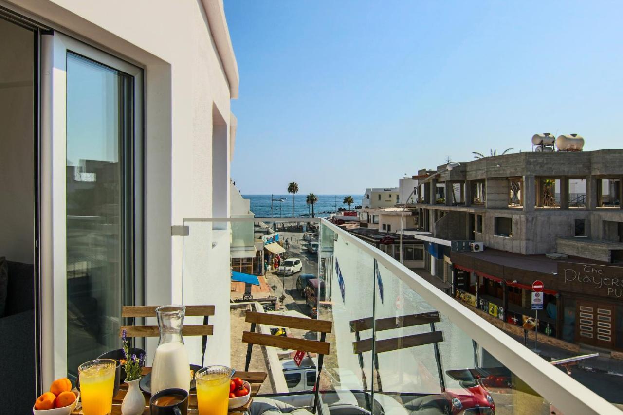 Ferienwohnung Phaedrus Living: Seaside Luxury Flat Lighthouse 65 Paphos Exterior foto